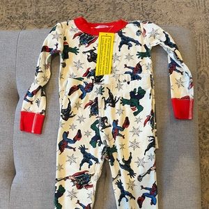 Hanna Andersson Marvel Winter two piece PJs
